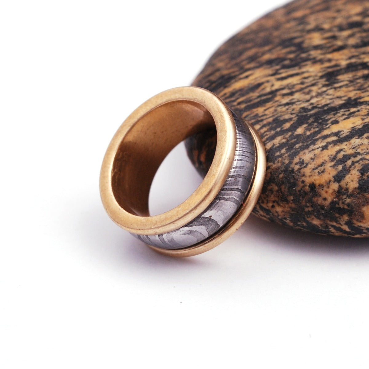 Handmade Damascus Steel Ring, Men Wedding Ring, Handmade Damascus Ring, Unique Engagement Ring, Two Tone Ring, Anniversary Present for Him